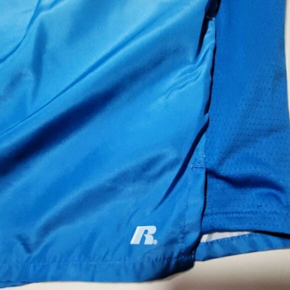 Russell Training Fit Shorts Mens 2XL Dri-Power 360 Blue Athletic - Picture 7 of 12